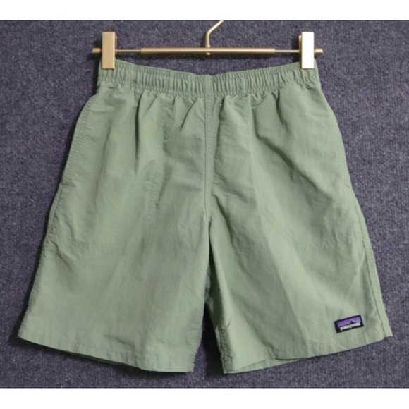 Patagonia Pants - Patagonia Baggies Shorts Women 38x4.5 Teal Linerless Hiking Camping‎ Fishing EUC